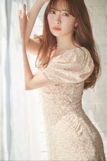 Herlipto 체리 원피스 베이지