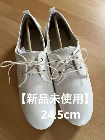 [ 미사용 새상품 ] 무인양품 여성   가죽 신발