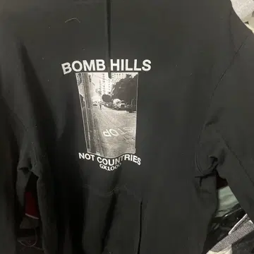 GX1000 BOMB HILLS NOT COUNTRIES 후드티 L