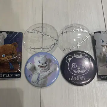2개 세트 USJ 하미쿠마 유니버셜 콜렉터블 캔뱃지 하미쿠마 서울