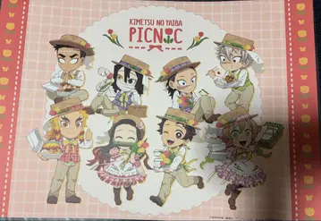 귀멸의 칼날 ufotable cafe 런치 매트 피크닉