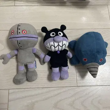 프리치 비~즈 세균맨 다다단단 모그린 봉제 인형 묶음 판매