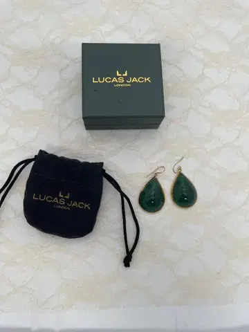 LUCAS JACK 아테나이아 귀걸이 그린 TOMORROWLAND 물방울