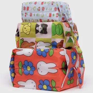가격 인하 새상품 BAGGU 파우치 세트 미피 3D Zip Set