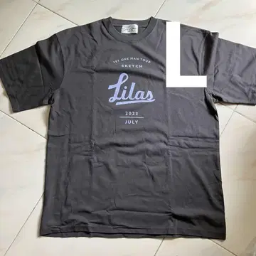 L YOASOBI 이쿠타 리라 Lilas T셔츠 Sketch BLACK