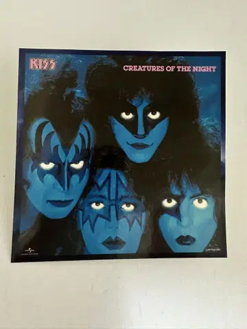 KISS Creatures Of The Night L 자켓형 스티커