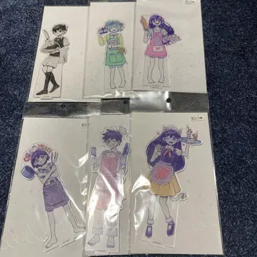 omori cafe 아크릴 스탠드 전 종류 세트