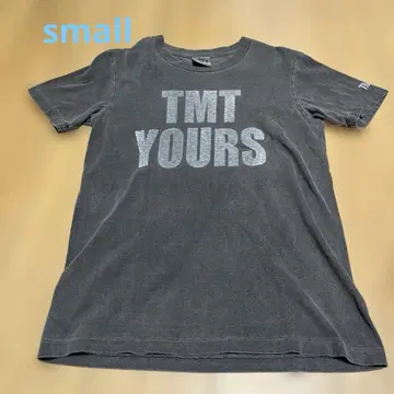 TMT YOURS 다크 그레이 T셔츠 small