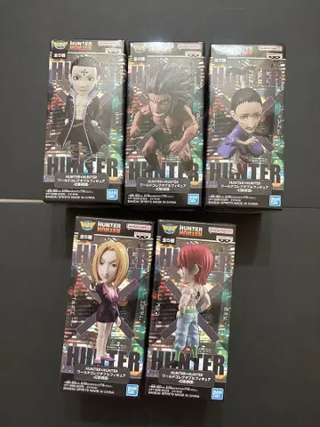 HUNTER x HUNTER 월드 컬렉터블 피규어 환영여단 전 5종류