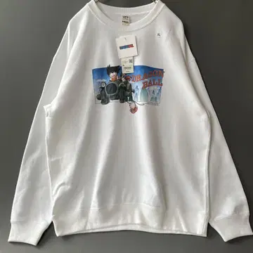 UNIQLO 드래곤볼 스웨트 셔츠 화이트 XL 빅 사이즈 미사용 새상품