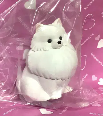 사모예드 피규어 마스코트 개 이누 대형견 시베리안 스피츠 러시아