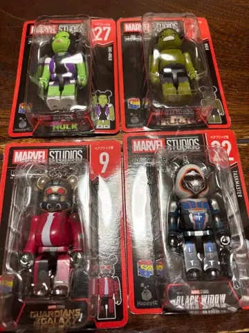 1번 복권 베어브릭 마블 피규어 세트