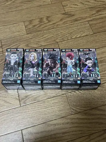 HUNTER x HUNTER 피규어 5체 세트 월드 컬렉션