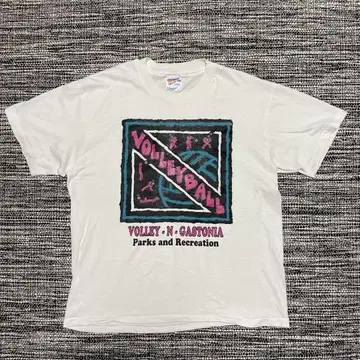 Hanes 90s USA 싱글 스티치 프린트 T셔츠 L