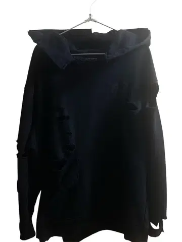 Y-3 데미지 후드티