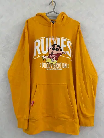 루디스 x 짱구는 못말려(크레용 신짱) 후드티 사이즈 XL RUDIE'S