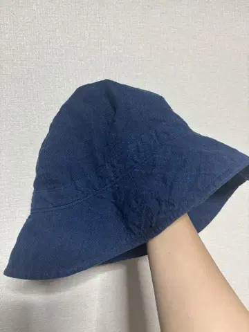 나카가와 마사시치 상점 린넨 모자 네이비 린넨