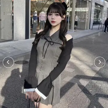 슬리브리스 셔츠 미니 원피스 유이 원피스 그레이