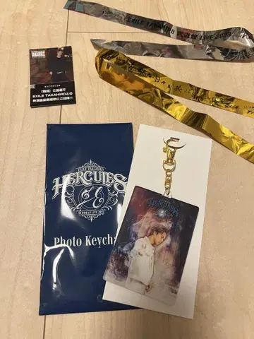 EXILE TAKAHIRO 무도관 HERCULES 사진 키링