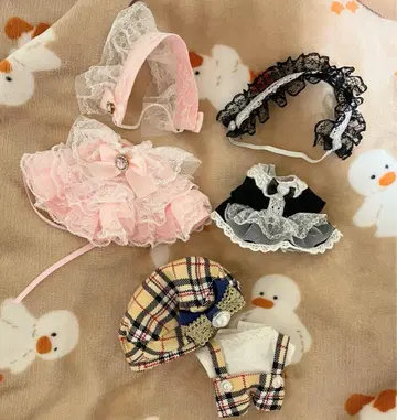 봉제인형 의류 16cm 3점