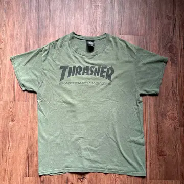 THRASHER 00s T셔츠 그린