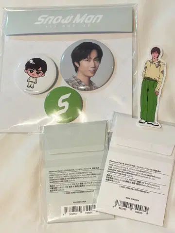 snowman 1st POPUP 포토 카드 캔뱃지 스티커 한국
