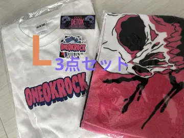 ONE OK ROCK T셔츠와 타월과 스티커 세트