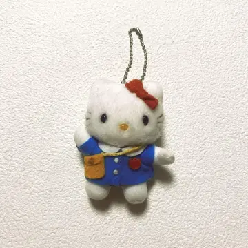 산리오 헬로키티 유치원 봉제 인형 키링 레트로 마스코트