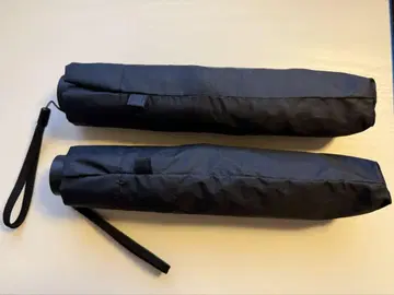 무인양품 우천 겸용 접이식 우산 60cm 블랙 2세트