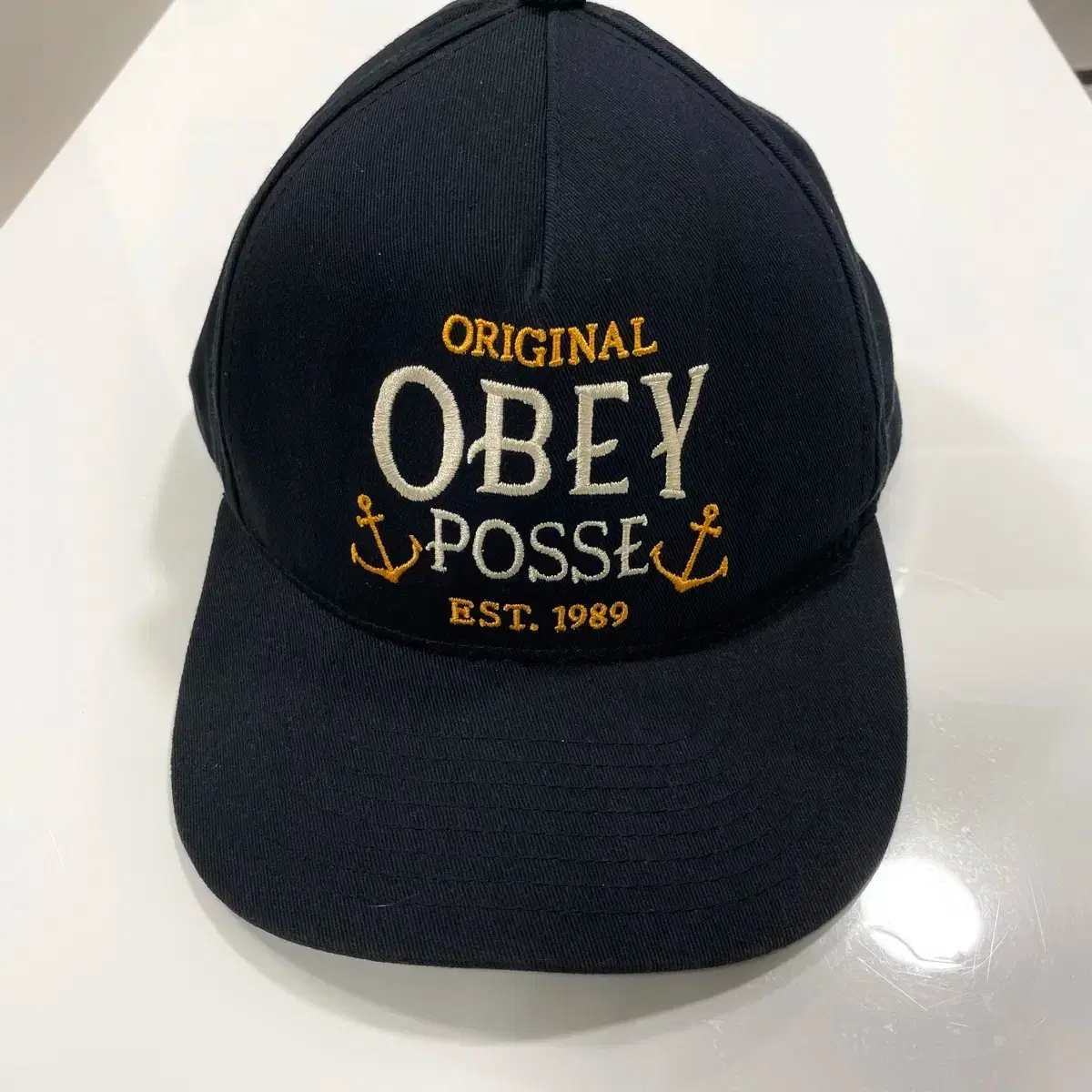 Grey Obey Hat OBEY 오베이 [OS] Obey POSSE Snapback #오베이모자