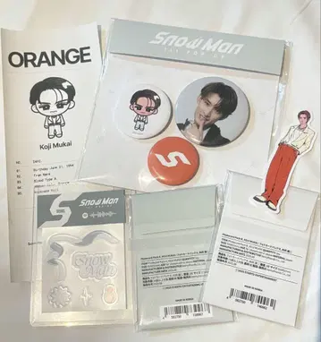 Snow Man 1st POP-UP 오리지널 굿즈 스노우맨 무카이 코지