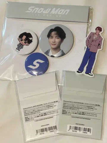 Snow Man 1st POP-UP 오리지널 굿즈 스노우맨 와타나베 쇼타