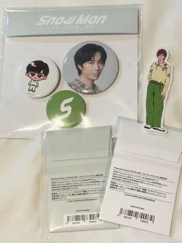 Snow Man 1st POP-UP 오리지널 굿즈 스노우맨 아베 료헤이