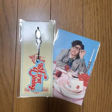 창민 회장 한정판 러버 키링과 포토 카드 세트