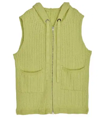 AMERI OVERSIZED KNIT HOODY VEST