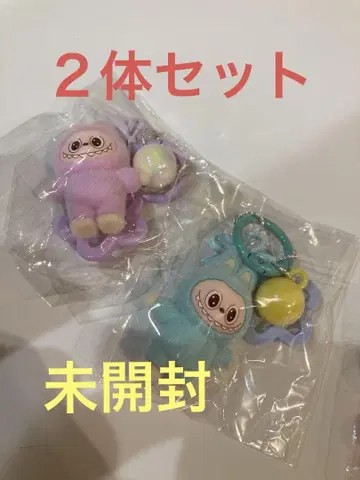 라부부 키체인 2체 세트 새상품