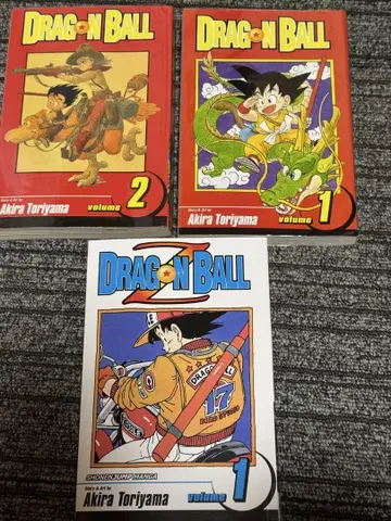 DragonBall 드래곤볼 1, 2권, Z-1권 영문판