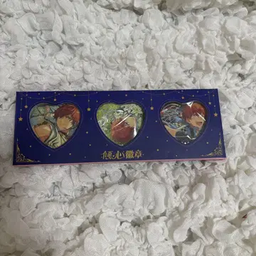 앙스타 중국 경심 하트 캔뱃지 아마기 히이로