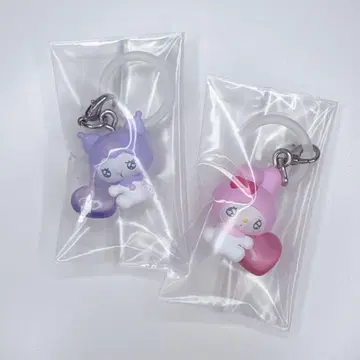 새상품 산리오 메지루시 액세서리 에모큥 파스텔 컬러 마이멜로디 쿠로미