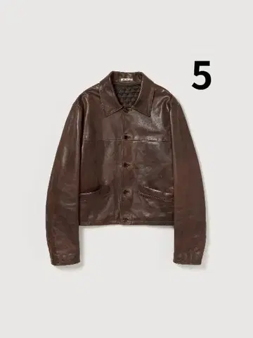 AURALEE 25AW HEAVY LAMB LEATHER BLOUSON