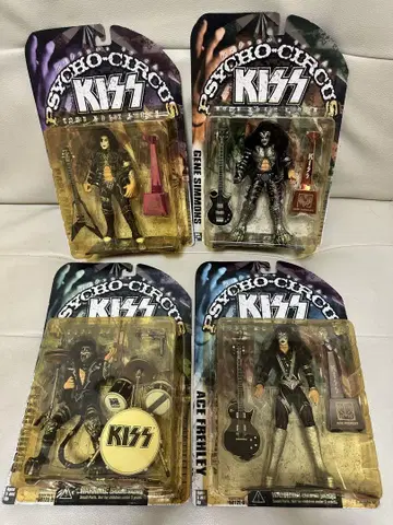 KISS PSYCHO-CIRCUS 피규어 4체 세트