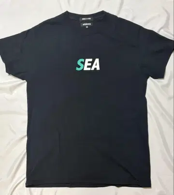 WIND AND SEA & ATOMOS 티셔츠 블랙