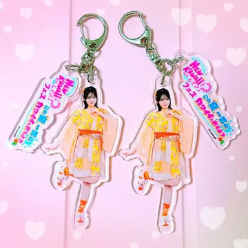 FRUITSZIPPER 진세이 스즈카 아크릴 키링 유카타 2개 세트