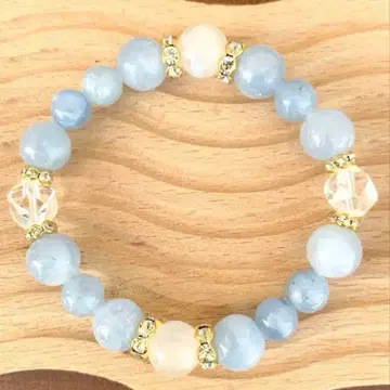 셀레스타이트 (천청석) 핑크 블루문스톤 수정 15.5cm