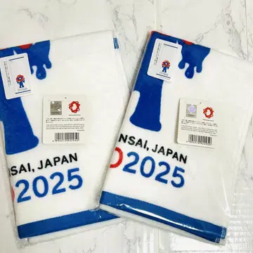 [미야쿠미야쿠] 페이스 타월 x 2장 2025 오사카 간사이 만박