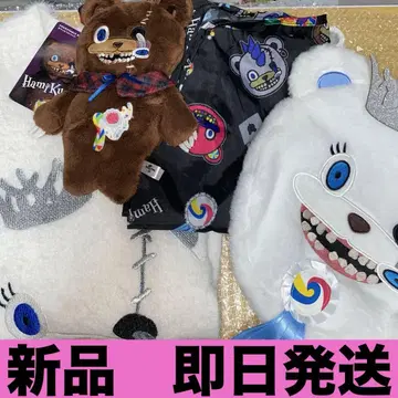 해피베어 서울 니트 베스트 베레모 에코백 세트
