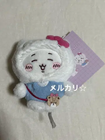 치이카와(먼작귀) 산리오 캐릭터즈 마스코트 홀더 헬로키티