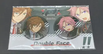앙스타 Double Face DF 캔뱃지 미케지마 마다라 오우카와 코하쿠