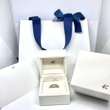 4C 실버 반지
