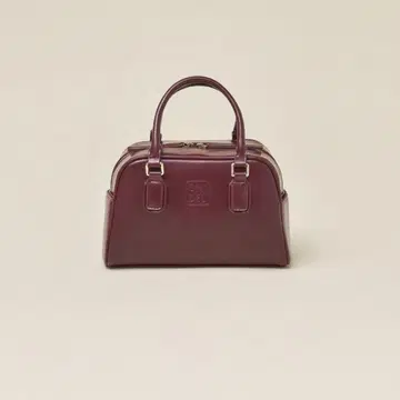 버건디 스퀘어 보스턴 백